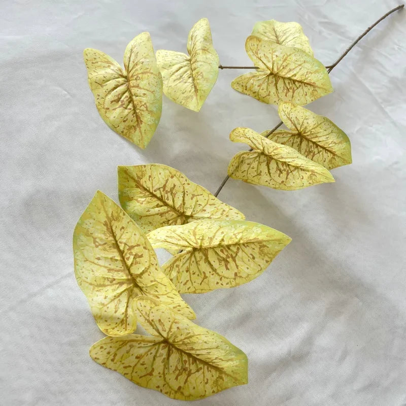plantes artificielles feuillage taro décoration naturelle pour intérieur extérieur - vue 8 sur 10