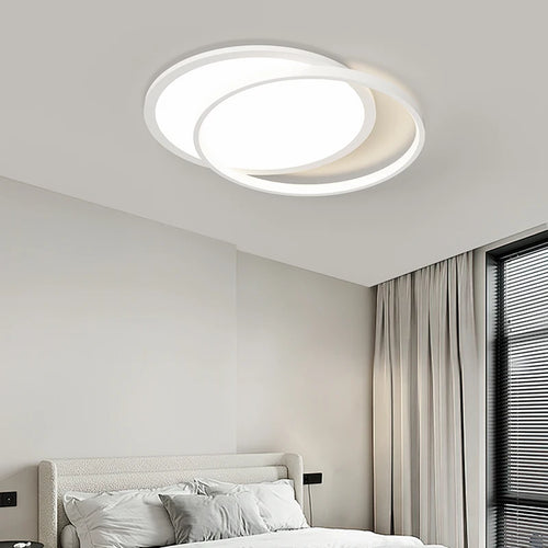 Minimalist LED ceiling light for cosy indoor lighting - vue 5 sur 12