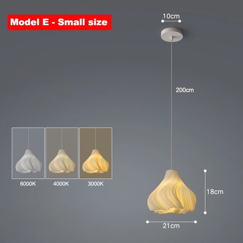 lustre créatif moderne suspendu restaurant cuisine chambre enfants déco éclairage - vue 10 sur 15