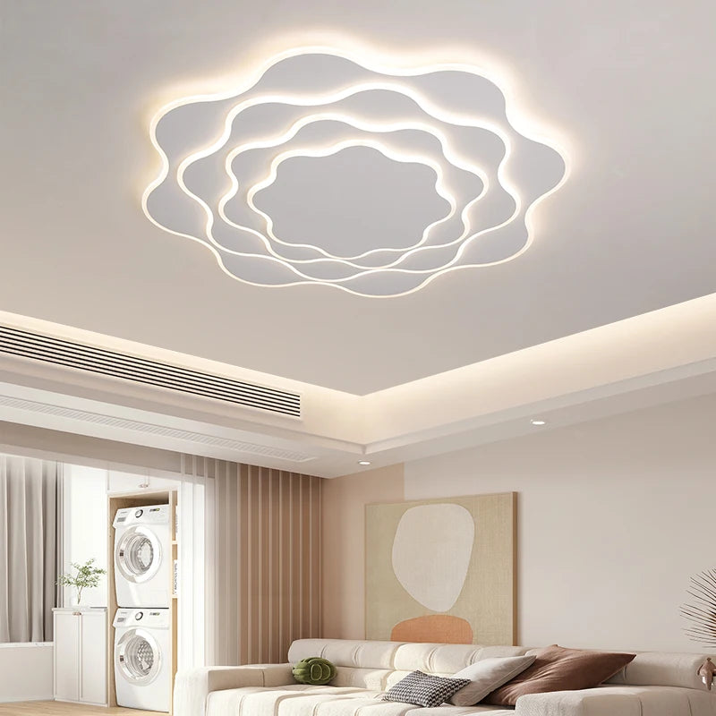 Plafonnier Fer acrylique lumières moderne LED salle à manger chambre Hall Bar lampes éclairage intérieur décor à la maison - vue 3 sur 10