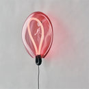 Nordic design coloured glass LED wall light for modern interiors