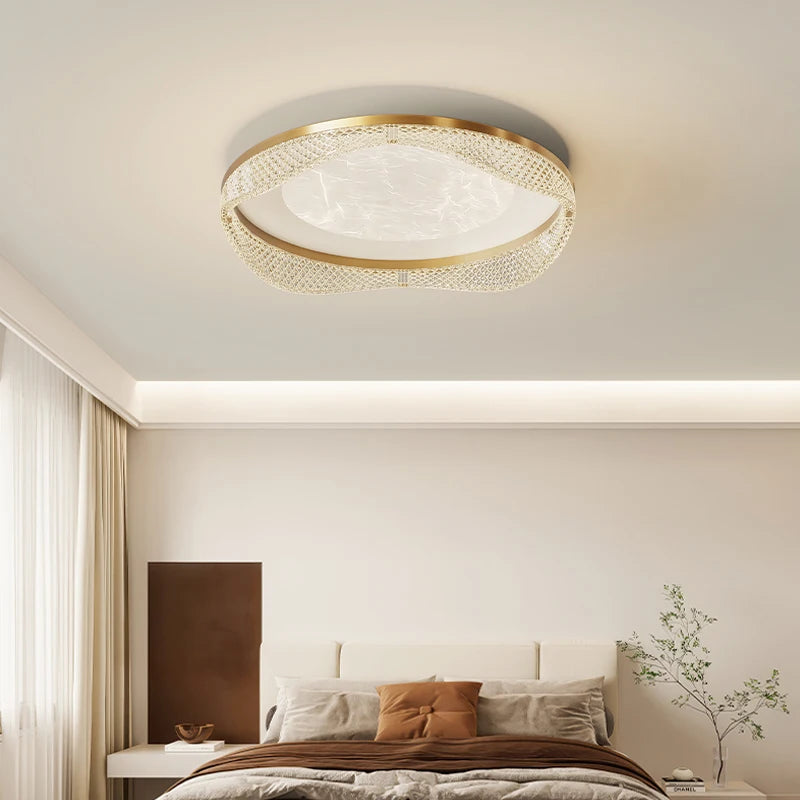 plafonnier moderne en laiton design créatif minimaliste pour intérieur - vue 3 sur 26