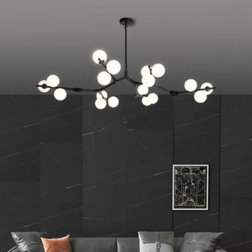 Modern pendant light minimalist dimmable indoor decor - vue 2 sur 12