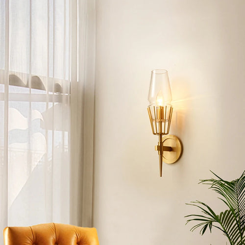 Nordic minimalist luxury glass wall light - vue 4 sur 11