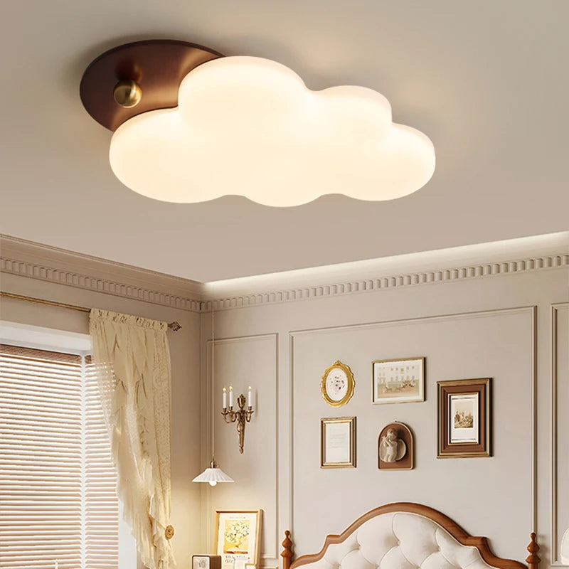 lampe nuage pour chambre enfant style médiéval protection des yeux