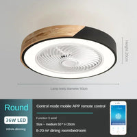 ventilateur plafond moderne pour enfants avec lumière led et télécommande