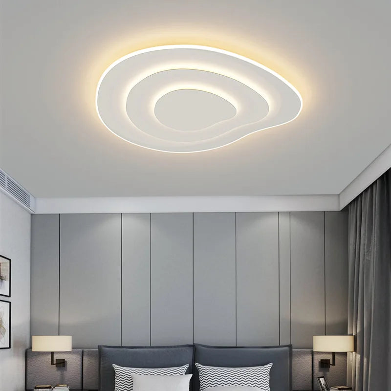 plafonnier moderne à leds pour intérieur cuisine et restaurant - vue 6 sur 12