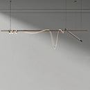 Minimalist nordic LED chandelier for restaurants and bars