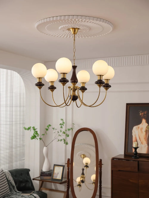 Vintage pendant light for an elegant and refined interior - vue 2 sur 9