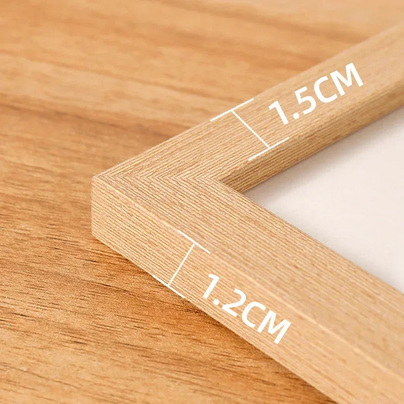 Free customized photo printing and frame, high-end solid wood frame production, customized gift for friends, family photo group - vue 6 sur 12