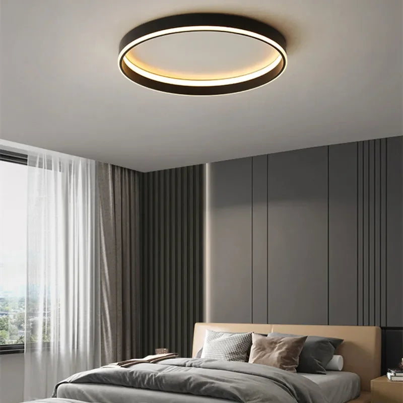 Plafonnier led ronde nordique pour intérieur - vue 7 sur 12