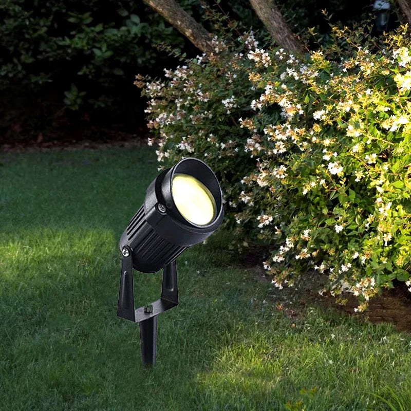 Waterproof LED floodlight for garden and outdoor lighting - vue 4 sur 8