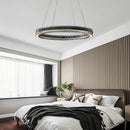 Italian minimalist chandelier high-end nordic design glass