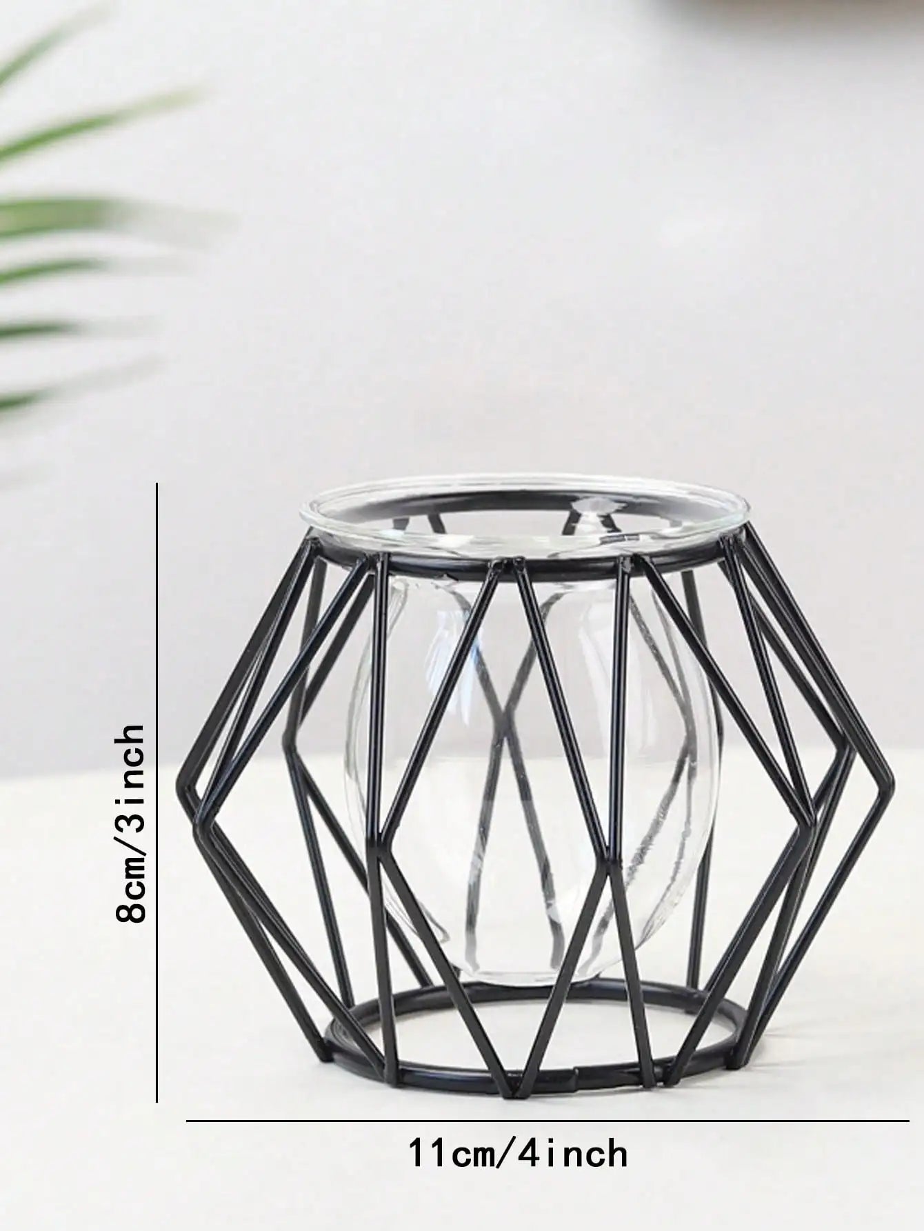 arrangement de fleurs transparent pour décoration intérieure avec plantes d'eau - vue 5 sur 6
