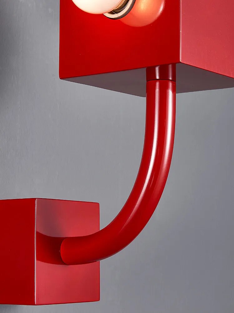 Applique murale design Art Créatif Rouge - vue 6 sur 7