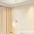 Modern children's bedroom minimalist little bear LED pendant light