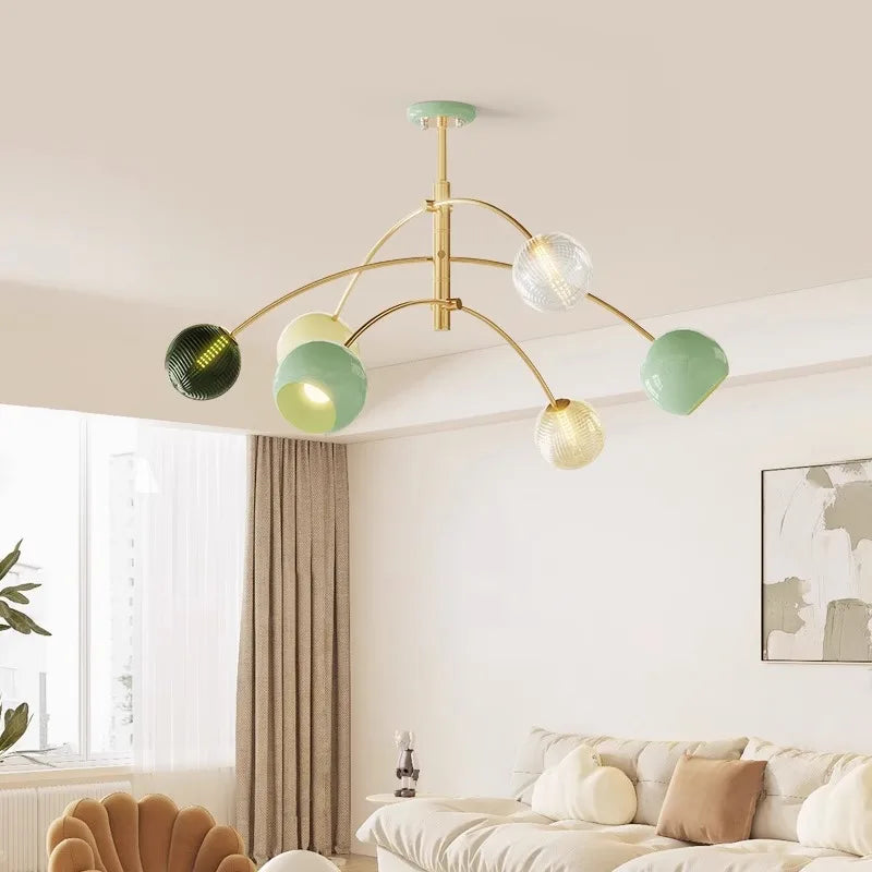 lustre de luxe moderne led pour éclairage intérieur - vue 7 sur 7