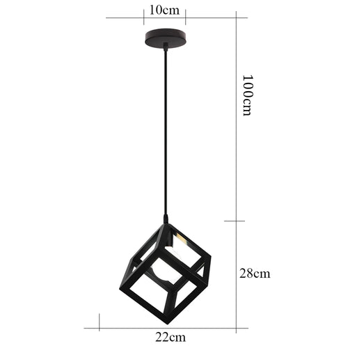 suspension rétro industrielle style loft vintage pour intérieur - vue 13 sur 30