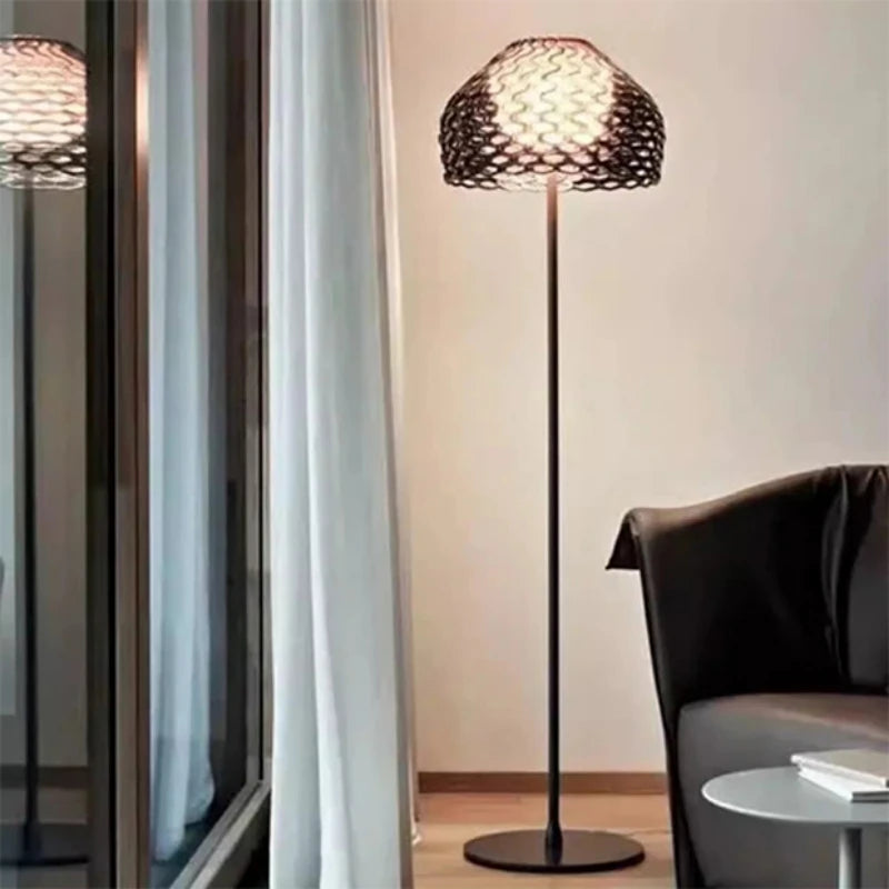lampe de sol led design minimaliste et chaleureuse pour intérieur - vue 6 sur 10