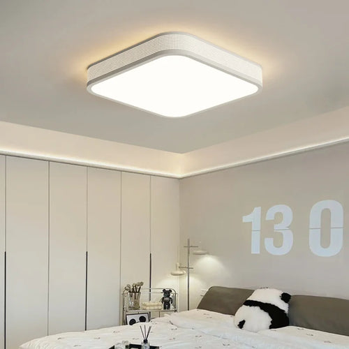 qiyimei plafonnier led style cercle carré décoratif