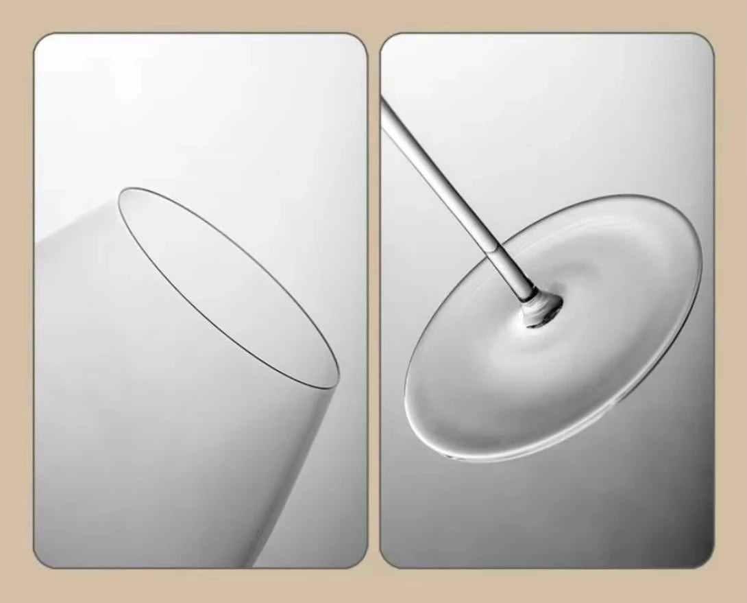 verre a vin cristal extra fin bord bombe - vue 4 sur 7