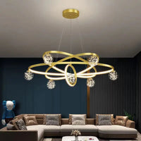 Minimalist nordic star chandelier for modern decor