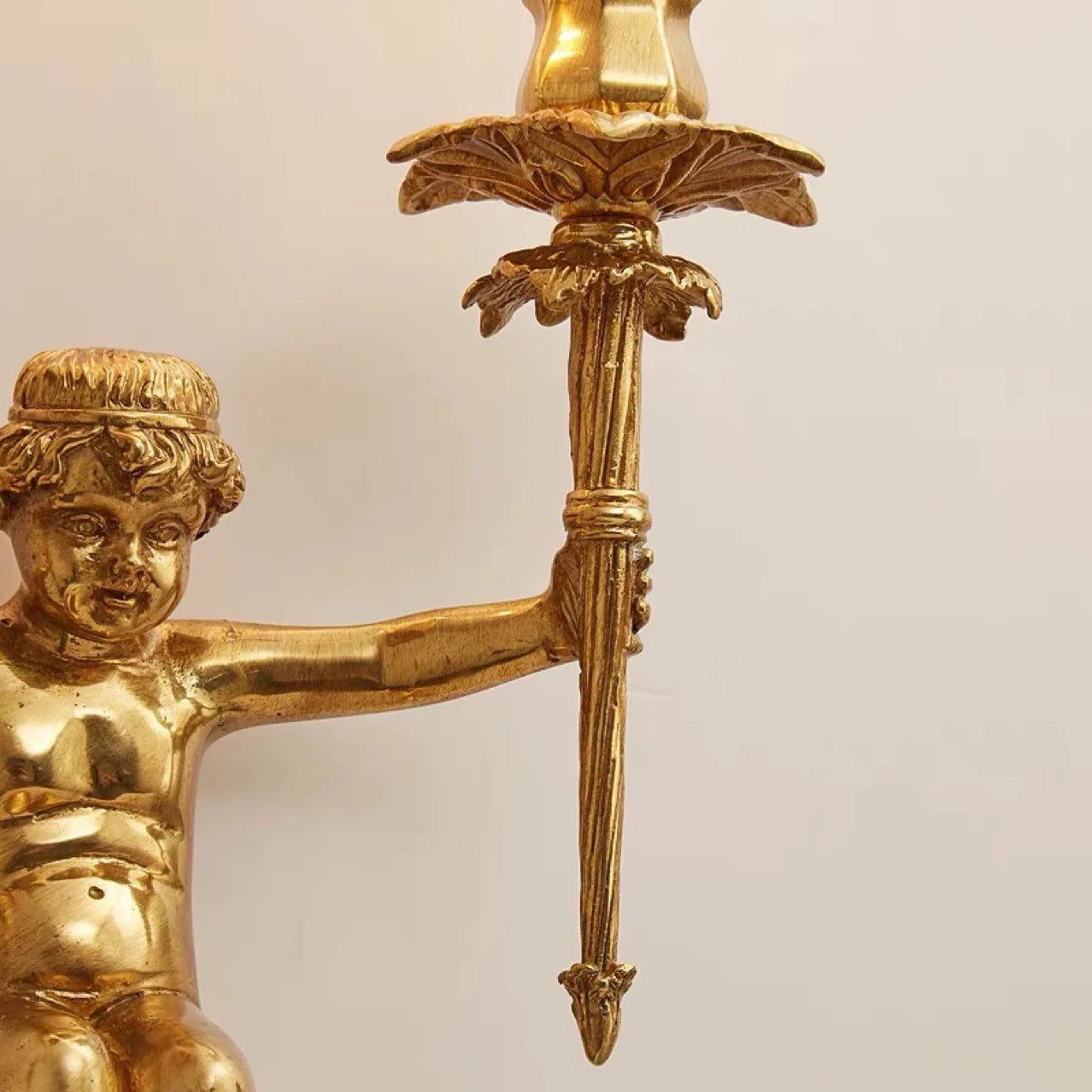 applique murale nordique ange en cuivre luminaire décoratif classique européen - vue 5 sur 7