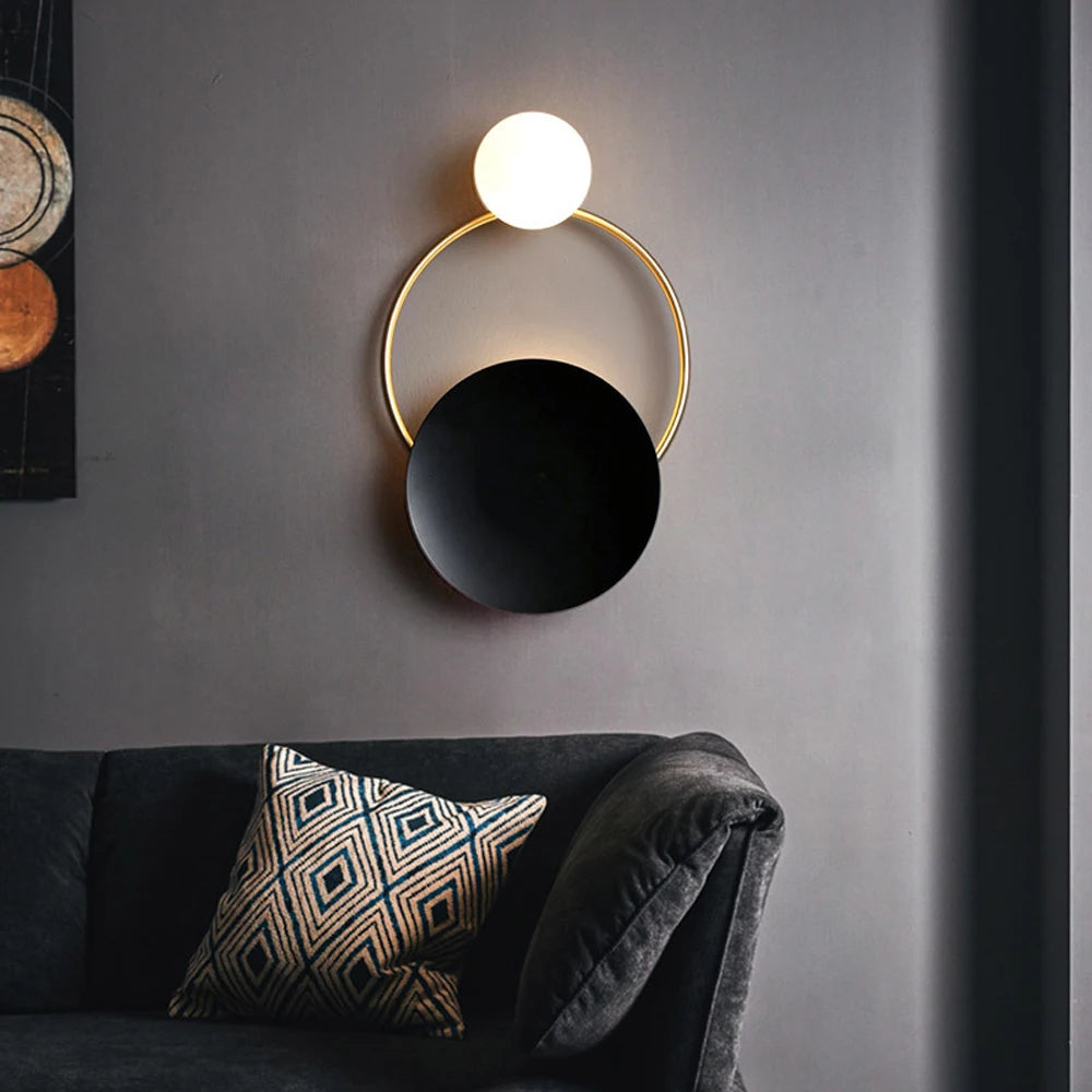 Applique murale led design nordique moderne décorative intérieure - vue 5 sur 13