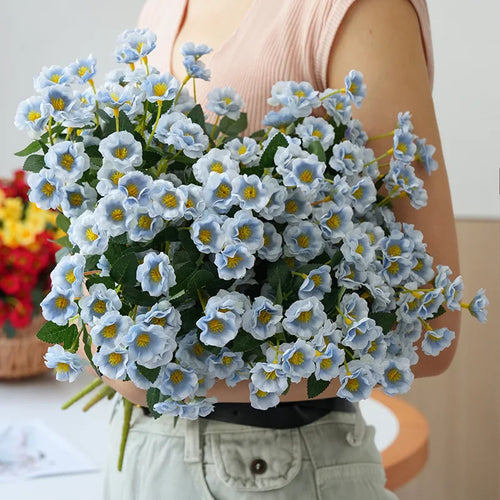 fleurs de roses artificielles en soie pour mariage et décoration - vue 2 sur 13