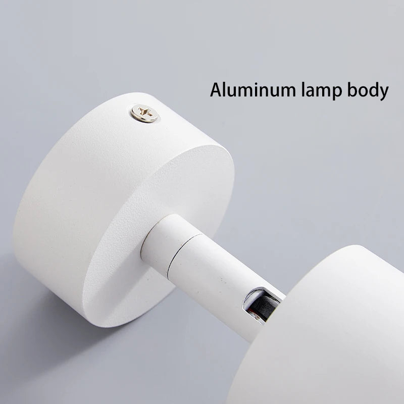 projecteurs led 	montés en surface ajustables foco en aluminium - vue 5 sur 7