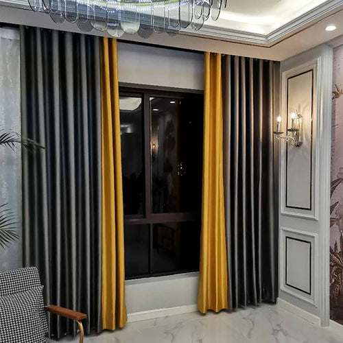 Rideau style nordique moderne occultant plissé salon chambre