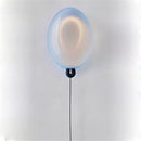 Nordic design coloured glass LED wall light for modern interiors