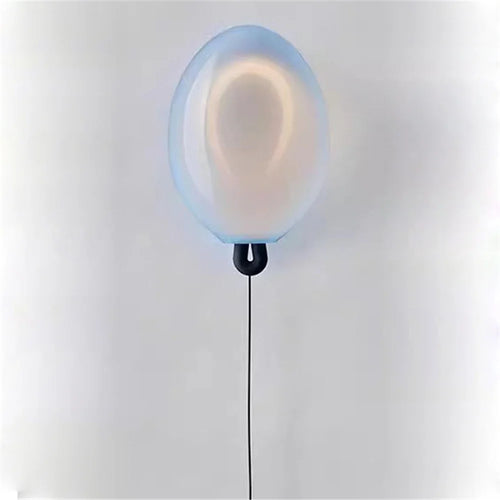 Nordic design coloured glass LED wall light for modern interiors - vue 8 sur 8