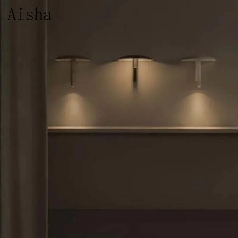 applique murale champignon parapluie lampe de lecture rotative - vue 5 sur 8