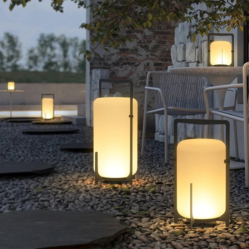 lumières solaires étanches pour jardin extérieur et terrasse de villa - vue 4 sur 11