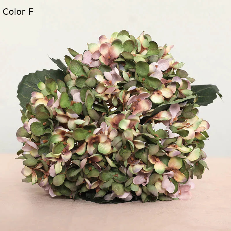 lot de 3 fleurs artificielles d'hortensia pour décoration de mariage - vue 8 sur 12