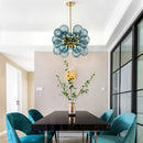 Modern nordic coloured glass LED decorative pendant light