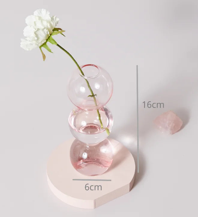bougeoir en verre conique pour table de mariage et décoration nordique - vue 27 sur 28