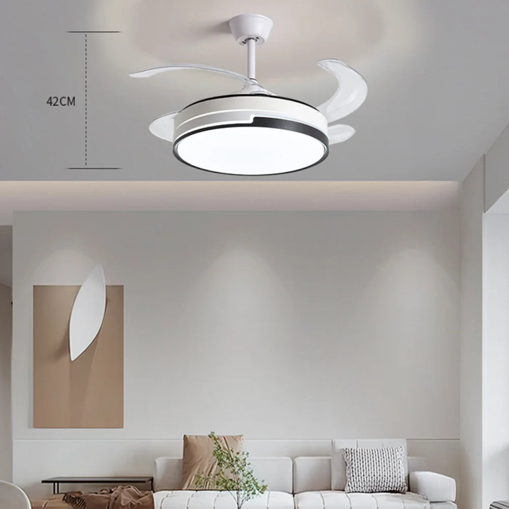 ventilateur led invisible moderne pour décoration intérieure élégante - vue 4 sur 10