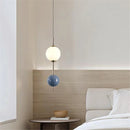 Minimalist LED pendant light in gourd shape for indoor decor
