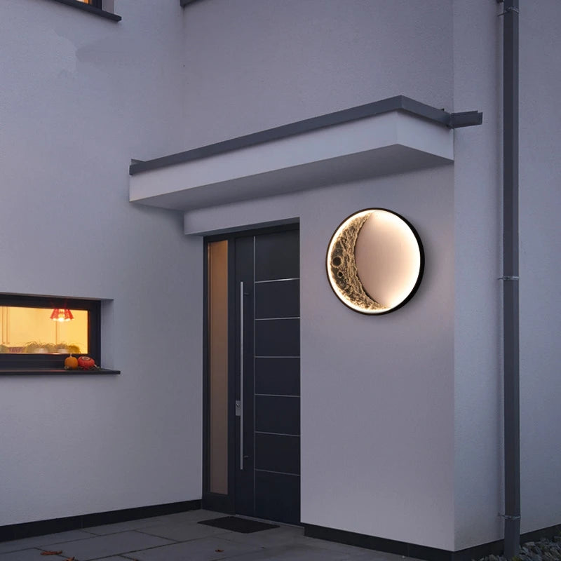 applique murale extérieure moderne à led imperméable pour jardin et villa - vue 6 sur 10
