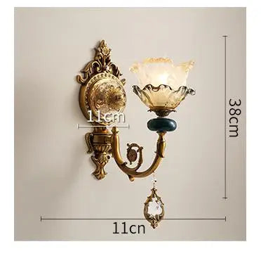 lustre en céramique avec éclairage cristal pour décoration intérieure - vue 12 sur 12