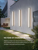 Modern waterproof LED outdoor wall light for garden