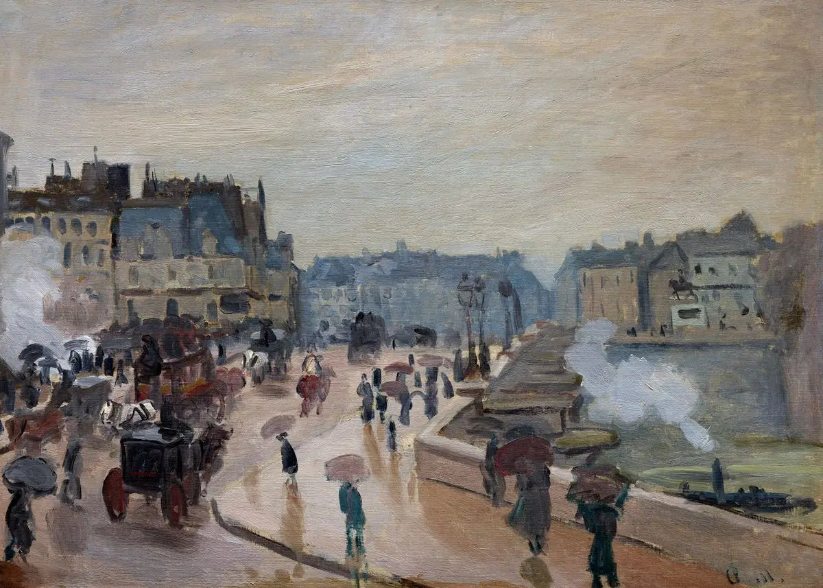 peintures impressionnistes de claude monet pour décoration murale