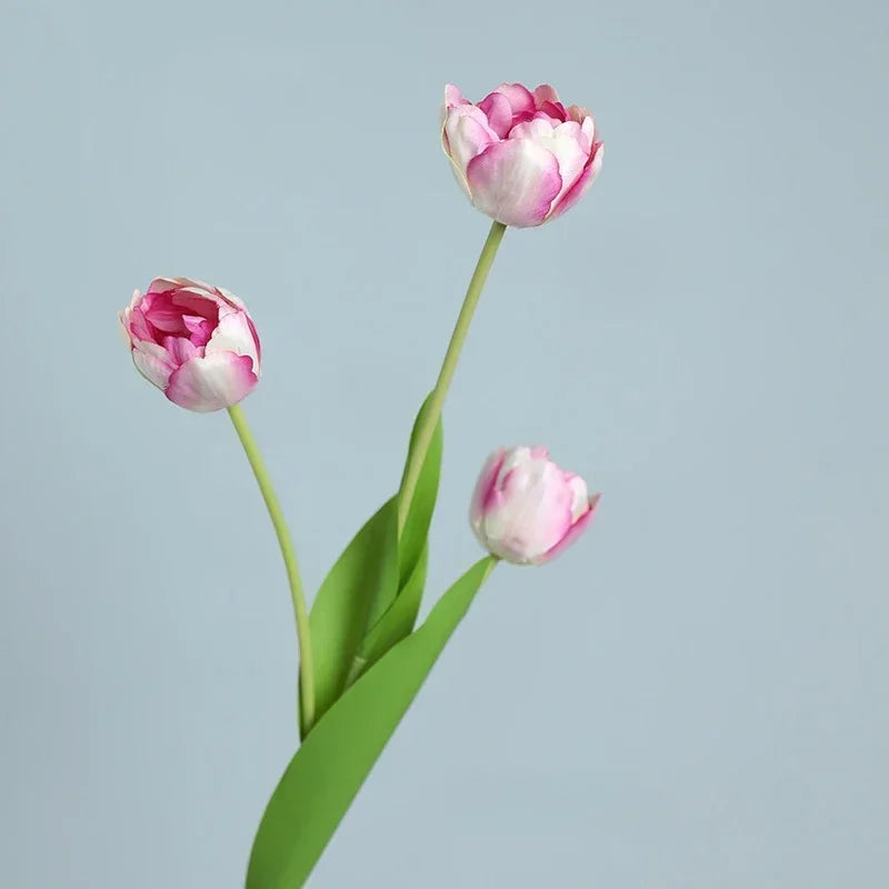 fleurs artificielles tulipes en soie décoratives pour toutes occasions - vue 7 sur 13