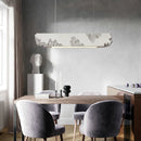 Minimalist nordic wabi-sabi LED chandelier for restaurant bar