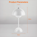 Lampe de table led nordique interrupteur tactile supérieur lampe de table de chargement USB lampe de champignon de bourgeon de fleur lampe de table décorative de table de chevet