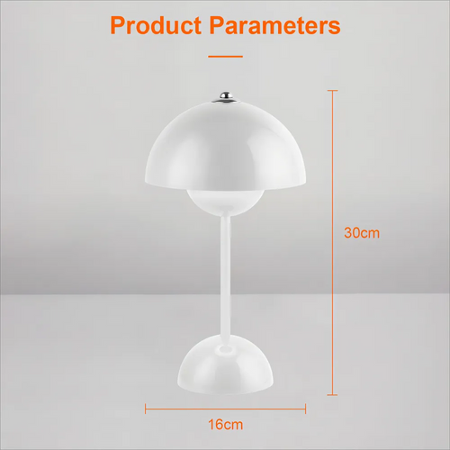 Lampe de table led nordique interrupteur tactile supérieur lampe de table de chargement USB lampe de champignon de bourgeon de fleur lampe de table décorative de table de chevet