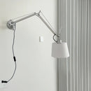 applique murale industrielle nordique pliable avec bras long pivotant