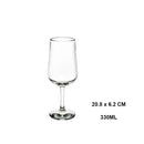 Verres à vin sans pied incassables élégants réutilisables